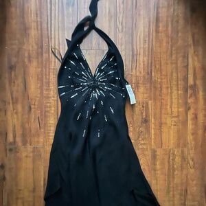 BCBG Chiffon Halter Dress